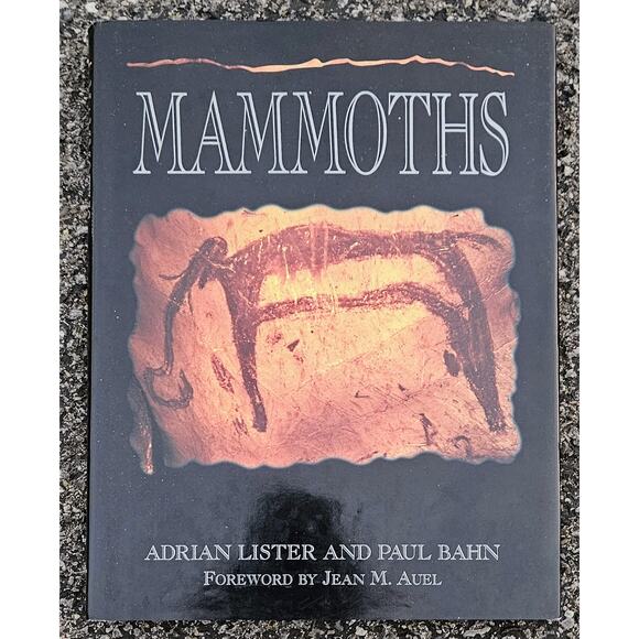 1994 Mammoths Adrian Lister & Paul Bahn Large Illustrated Hardcover Dust Jacket - Picture 1 of 8